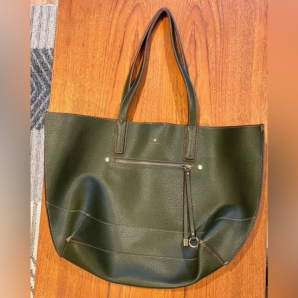 Travanti large olive green tote
